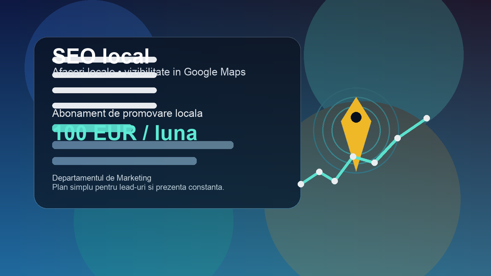 SEO local pentru afaceri care depind de zonă: ce aduce un abonament de 100 EUR